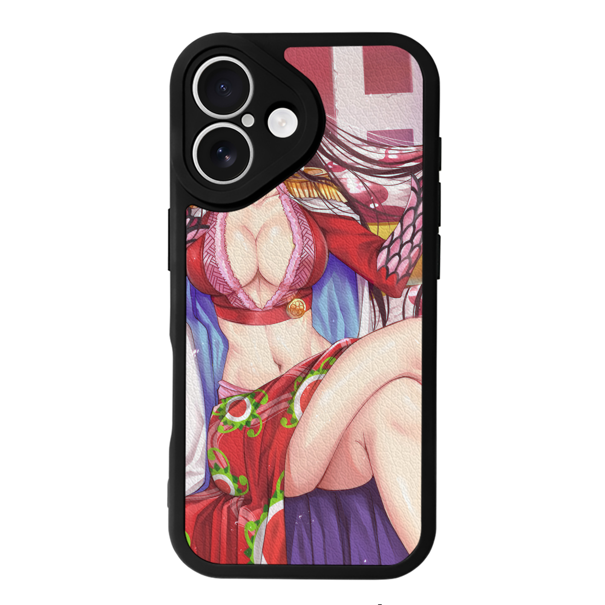 （画像用） ワンピース ONE PIECE 【iPhone 16シリーズ対応】シリコンスマホケース（レザー調） 材質：シリコン
